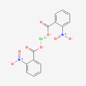 molecular formula C14H8BaN2O8 B8118035 nitrobenzoesaurem Barium 