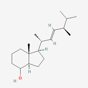 molecular formula C19H34O B8118125 (1R,3aR,7aR)-1-[(2R,3E,5R)-5,6-dimethylhept-3-en-2-yl]-7a-methyl-octahydro-1H-inden-4-ol 