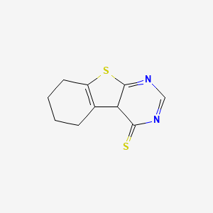 molecular formula C10H10N2S2 B8118167 5,6,7,8-tetrahydrobenzo[4,5]thieno[2,3-d]pyrimidine-4(4aH)-thione 