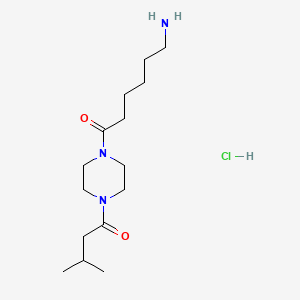 molecular formula C15H30ClN3O2 B8118208 ENMD-1068（盐酸盐） 