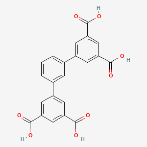molecular formula C22H14O8 B8118237 [1,1':3',1''-Terphenyl]-3,3'',5,5''-tetracarboxylic acid 