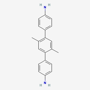 molecular formula C20H20N2 B8118249 2',5'-Dimethyl-[1,1':4',1''-terphenyl]-4,4''-diamine 