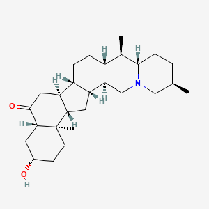 molecular formula C27H43NO2 B8118302 Zhebeirine 