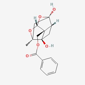 molecular formula C17H18O6 B8118327 Paeoniflorgenin 