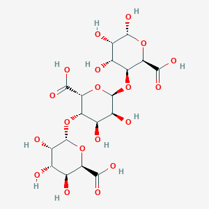 molecular formula C18H26O19 B8118346 L-Triguluronic acid 