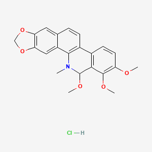 molecular formula C22H22ClNO5 B8118353 6-Methoxyldihydrochelerythrine chloride 