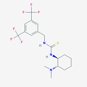 1-(3,5-Bis(trifluoromethyl)benzyl)-3-((1S,2S)-2-(dimethylamino)cyclohexyl)thiourea