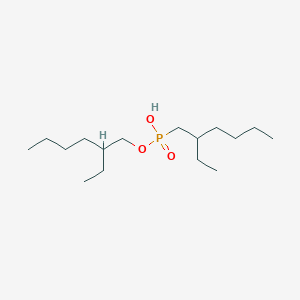 molecular formula C16H35O3P B081184 Phosphonic acid, P-(2-ethylhexyl)-, mono(2-ethylhexyl) ester CAS No. 14802-03-0