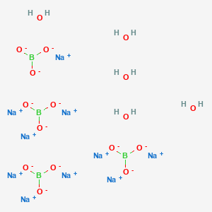molecular formula B4H10Na10O17-2 B8118423 Boron sodium oxide (B4Na2O7), hydrate (1:5) 