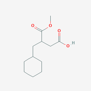 molecular formula C12H20O4 B8118521 Cyclohexylmethylsuccinic acid 1-methyl ester 