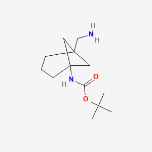 tert-Butyl N-[5-(aminomethyl)norpinan-1-yl]carbamate