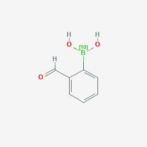 molecular formula C7H7BO3 B8118618 (2-Formylphenyl)boronic-10B acid 