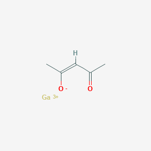 molecular formula C5H7GaO2+2 B8118637 gallium;(Z)-4-oxopent-2-en-2-olate 