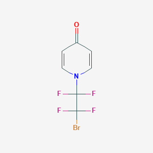 molecular formula C7H4BrF4NO B8118742 4-Pyridone-N-tetrafluorobromoethane 
