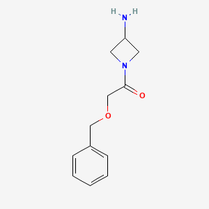 1-(3-Aminoazetidin-1-yl)-2-phenylmethoxyethanone
