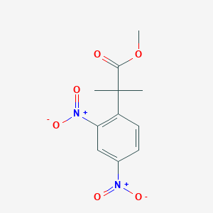 molecular formula C11H12N2O6 B8118859 Methyl 2-(2,4-dinitrophenyl)-2-methylpropanoate 