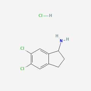 5,6-DIchloro-2,3-dihydro-1H-inden-1-amine hydrochloride