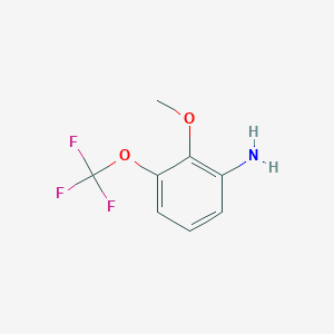 molecular formula C8H8F3NO2 B8118886 2-Amino-6-(trifluoromethoxy)anisole 