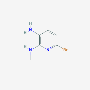 molecular formula C6H8BrN3 B8118921 6-Bromo-n2-methylpyridine-2,3-diamine 