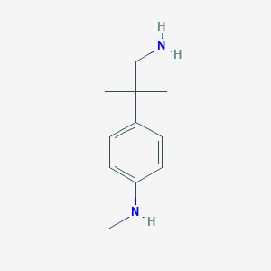 4-(1-Amino-2-methylpropan-2-yl)-N-methylaniline