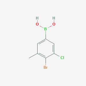 4-Bromo-3-chloro-5-methylphenylboronic acid