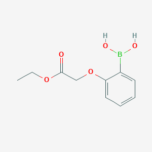 molecular formula C10H13BO5 B8118999 [2-(2-Ethoxy-2-oxoethoxy)phenyl]boronic acid 