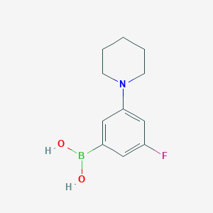 3-Fluoro-5-(piperidin-1-yl)phenylboronic acid