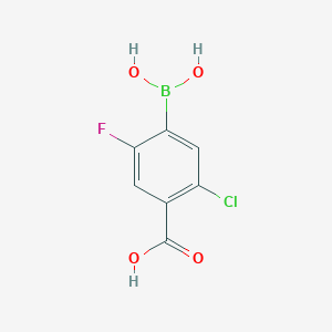 4-Carboxy-5-chloro-2-fluorophenylboronic acid