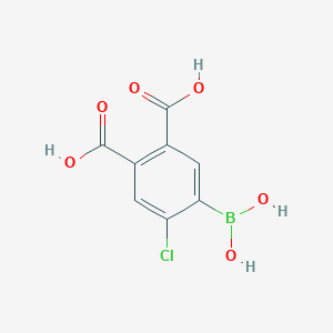 4-Chloro-5-(dihydroxyboranyl)benzene-1,2-dicarboxylic acid
