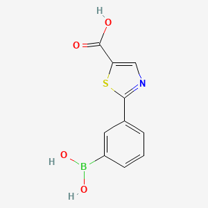 2-[3-(Dihydroxyboranyl)phenyl]-1,3-thiazole-5-carboxylic acid