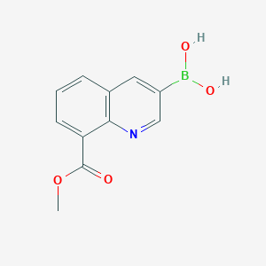 8-(Methoxycarbonyl)quinoline-3-boronic acid