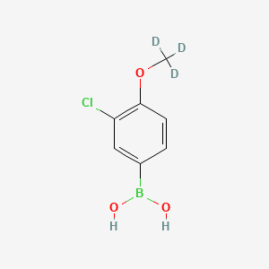 [3-Chloro-4-(trideuteriomethoxy)phenyl]boronic acid
