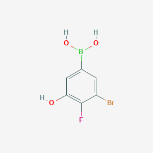 (3-Bromo-4-fluoro-5-hydroxyphenyl)boronic acid