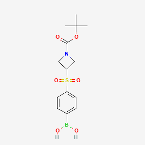 4-(1-BOC-azetidine-3-sulfonyl)phenylboronic acid