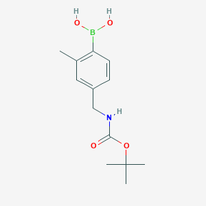 [4-({[(tert-Butoxy)carbonyl]amino}methyl)-2-methylphenyl]boronic acid