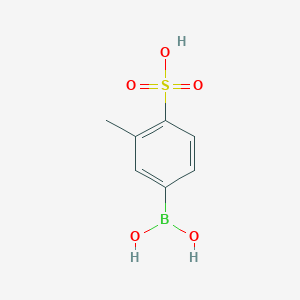 4-(DIhydroxyboranyl)-2-methylbenzenesulfonic acid