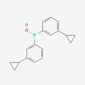 Bis(3-cyclopropylphenyl)borinic acid