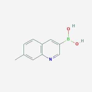 molecular formula C10H10BNO2 B8119214 (7-Methylquinolin-3-yl)boronic acid 