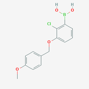 (2-Chloro-3-((4-methoxybenzyl)oxy)phenyl)boronic acid