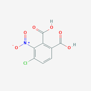 molecular formula C8H4ClNO6 B8119350 4-Chloro-3-nitrophthalic acid 