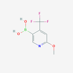 6-Methoxy-4-(trifluoromethyl)pyridin-3-ylboronic acid