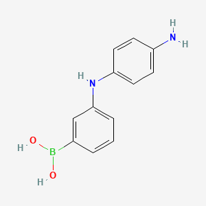 3-(4-Aminophenylamino)phenylboronic acid