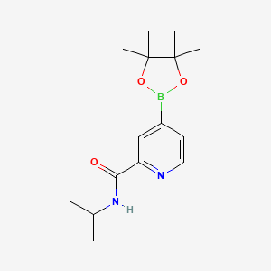 N-Isopropyl-4-(4,4,5,5-tetramethyl-1,3,2-dioxaborolan-2-YL)picolinamide