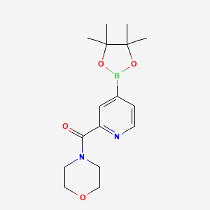 Morpholino(4-(4,4,5,5-tetramethyl-1,3,2-dioxaborolan-2-YL)pyridin-2-YL)methanone