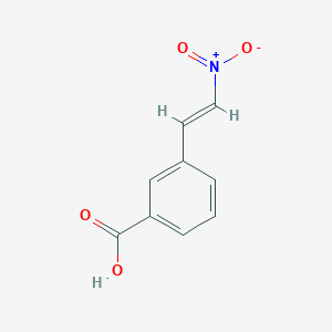 molecular formula C9H7NO4 B8119490 3-[(E)-2-nitroethenyl]benzoic acid 