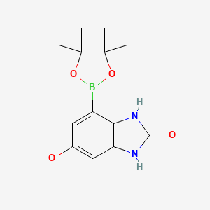 6-Methoxy-4-(4,4,5,5-tetramethyl-1,3,2-dioxaborolan-2-yl)-1,3-dihydrobenzoimidazol-2-one