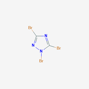 molecular formula C2Br3N3 B8119512 1,3,5-Tribromo-1,2,4-triazole 