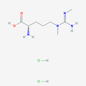 molecular formula C8H20Cl2N4O2 B8119518 N-g-N-g-Dimethyl arginine hydrochloride 