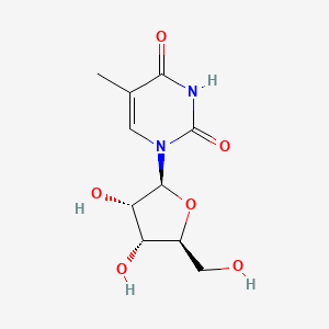 molecular formula C10H14N2O6 B8119531 1-[(2S,3S,4R,5S)-3,4-dihydroxy-5-(hydroxymethyl)oxolan-2-yl]-5-methylpyrimidine-2,4-dione CAS No. 26879-47-0