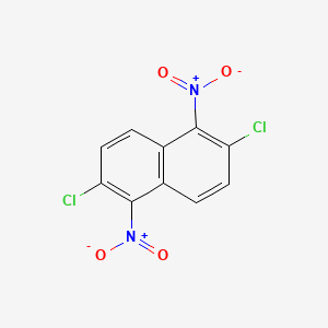 molecular formula C10H4Cl2N2O4 B8119544 2,6-Dichloro-1,5-dinitronaphthalene 